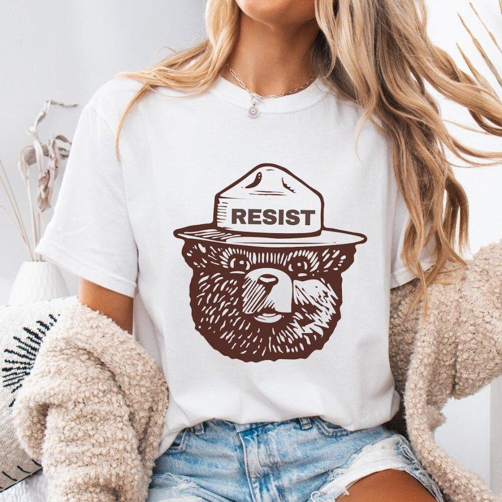 Smokey The Bear Shirt Resist Shirt National Parks Shirt